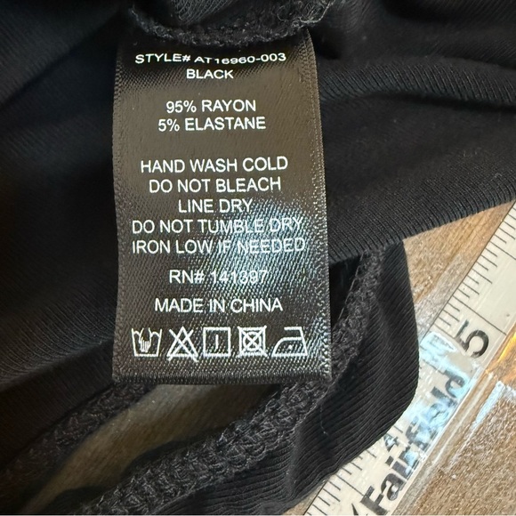 Astr | Black Hook & Eye Bodice Short Sleeve Bodysuit | Sz S - Picture 10 of 11